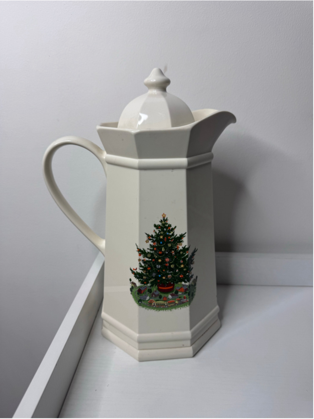 Vintage Pfaltzgraff Christmas Tree Carafe